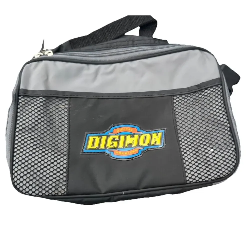 NOS Vintage Digimon Backpack Lunch Bag Set Agumon Tai Y2K Rare NWT- Hard To Find